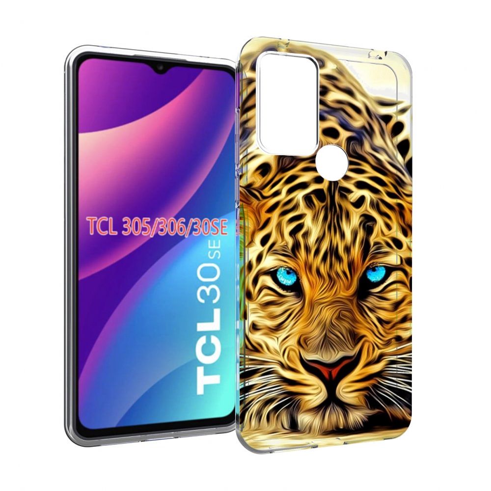 

Чехол MyPads Голубоглазый-гепард для TCL 30SE/305/306/30E, Tocco