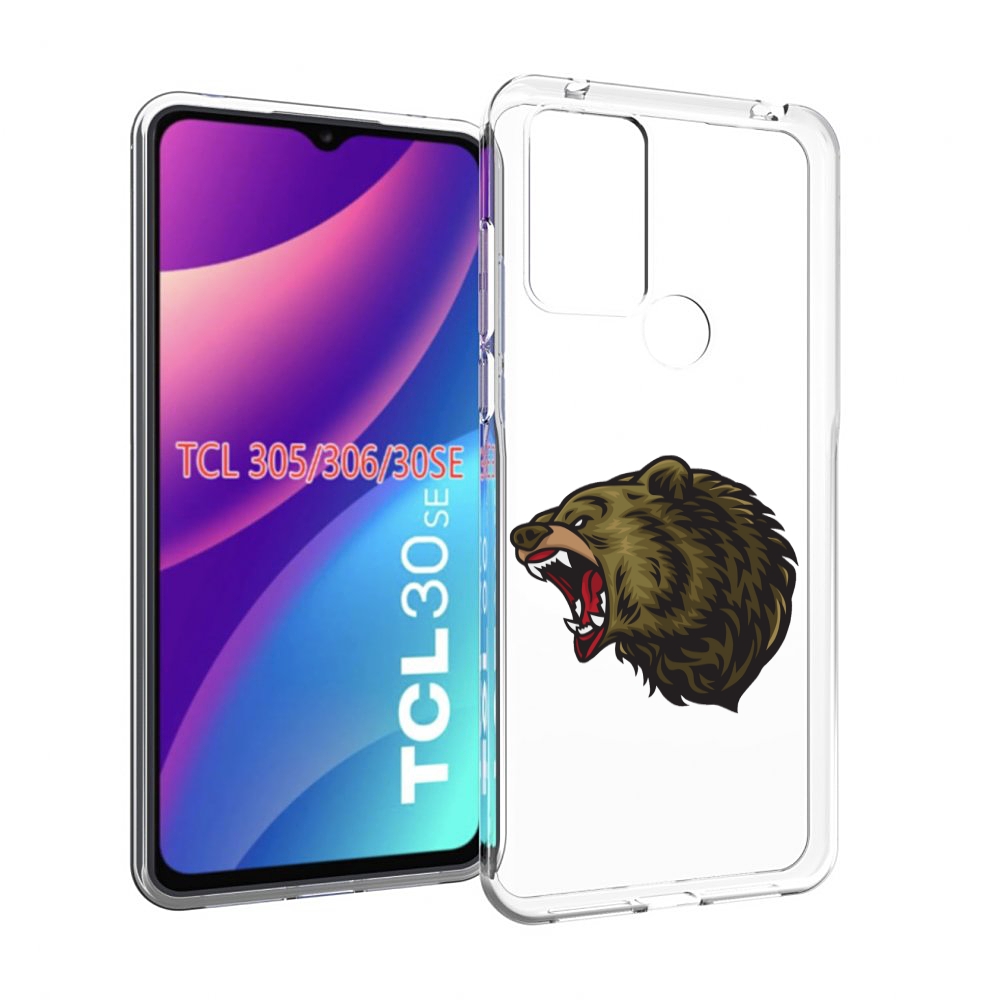 

Чехол MyPads Голова-медведь для TCL 30SE / TCL 305 / TCL 306 / TCL 30E, Tocco
