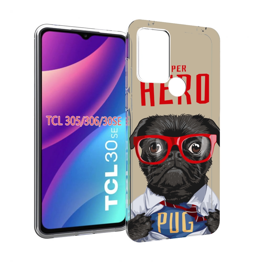 

Чехол MyPads Герой-PUG для TCL 30SE/305/306/30E, Tocco