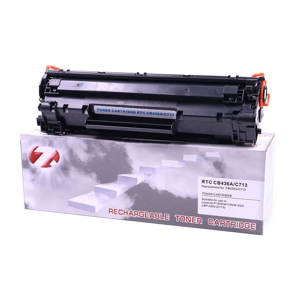 

Лазерный картридж 7Q CB436A, 713 для HP, Canon Black, 2000 стр., универсальный, Черный, CB436A