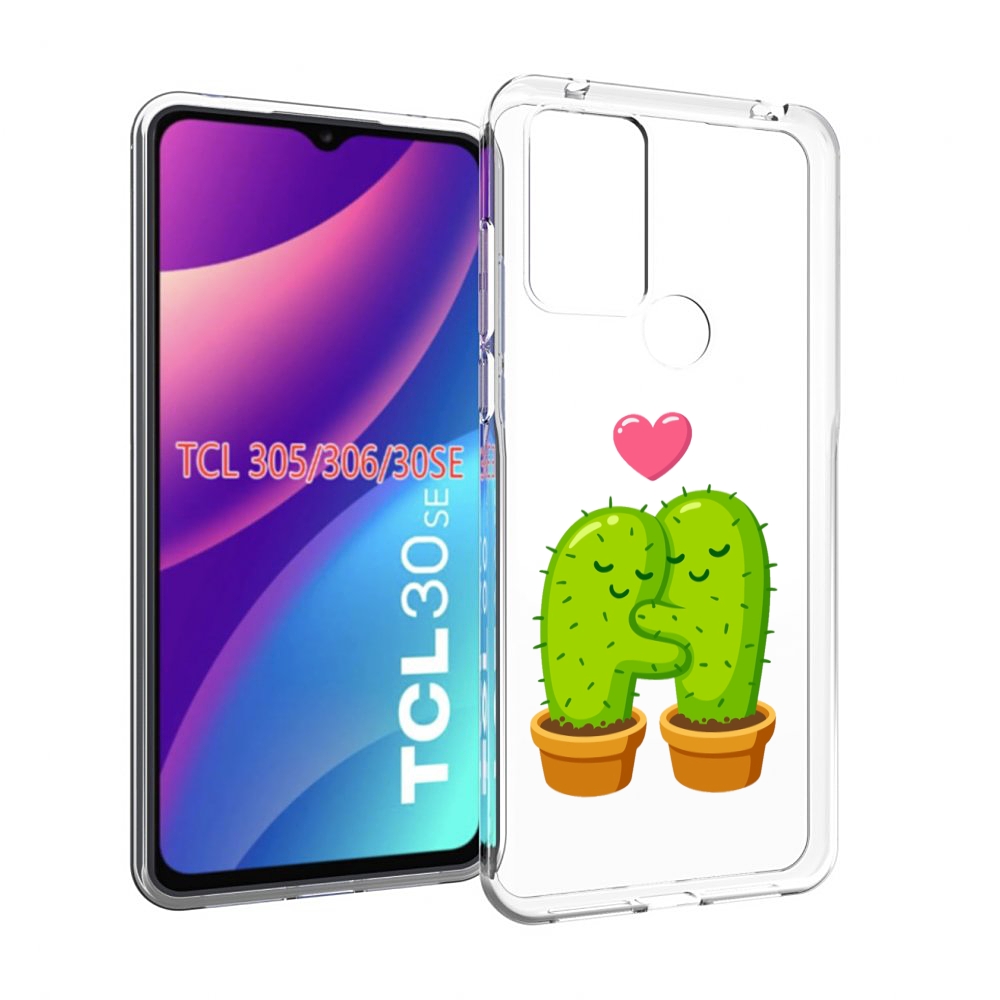 

Чехол MyPads Влюбленные-кактусы для TCL 30SE/305/306/30E, Tocco