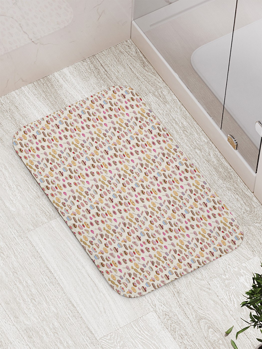 

Коврик противоскользящий для ванной, сауны, бассейна, 77х52 см bath_65058 JoyArty