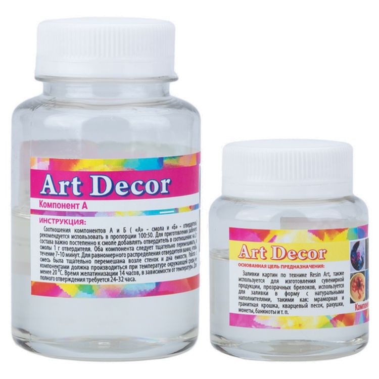 

Эпоксидная смола для заливки картин и подстаканников PolyMax Art Decor, 0,15 кг