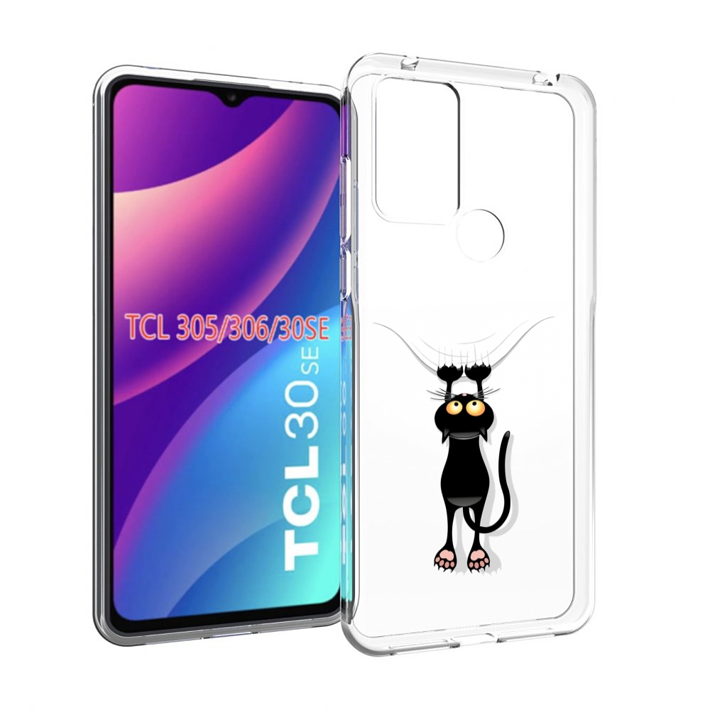 

Чехол MyPads Висячий-кот для TCL 30SE / TCL 305 / TCL 306 / TCL 30E, Tocco