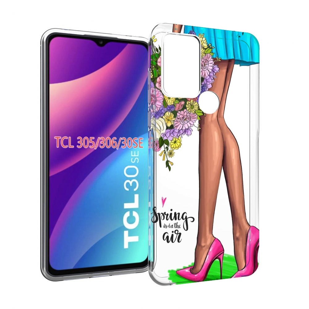 

Чехол MyPads Весна-в-воздухе женский для TCL 30SE/305/306/30E, Tocco