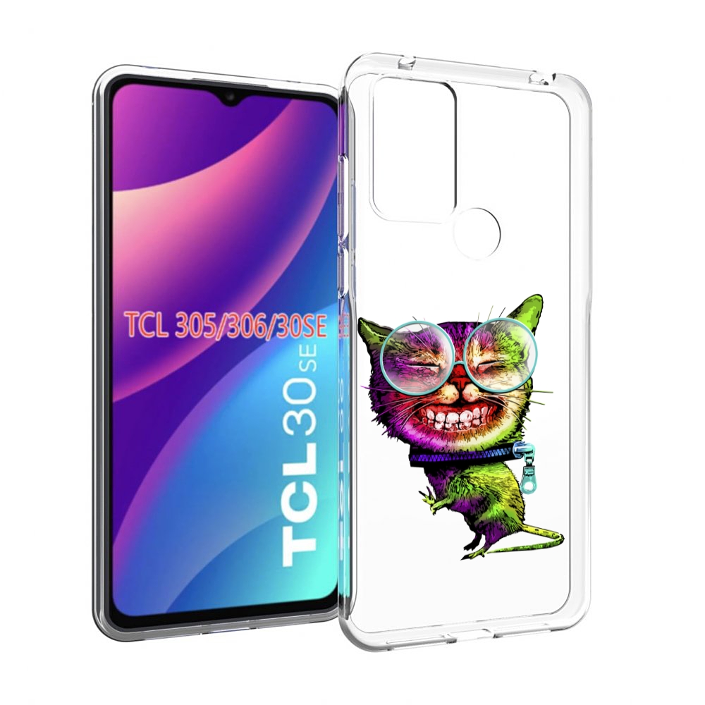 

Чехол MyPads Веселый кот для TCL 30SE / TCL 305 / TCL 306 / TCL 30E, Tocco