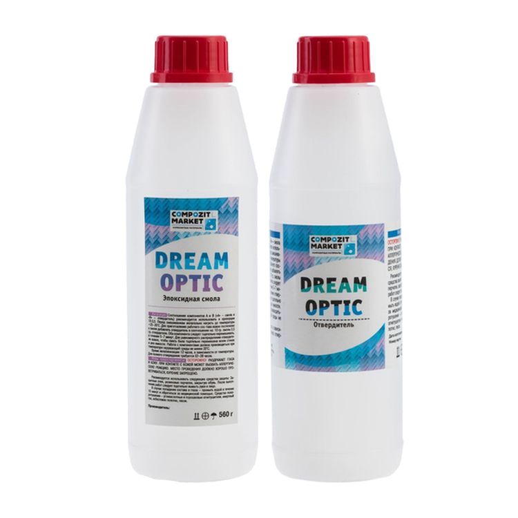 

Прозрачная эпоксидная смола PolyMax Dream Optic модифицированная, 750 г