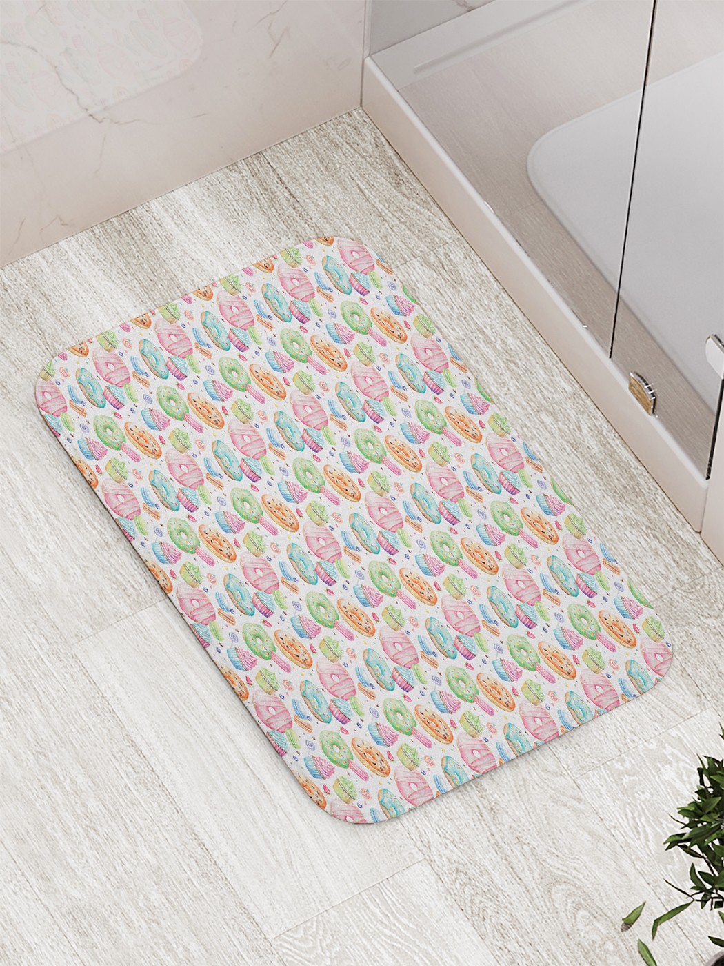 

Коврик противоскользящий для ванной, сауны, бассейна, 77х52 см bath_65048 JoyArty