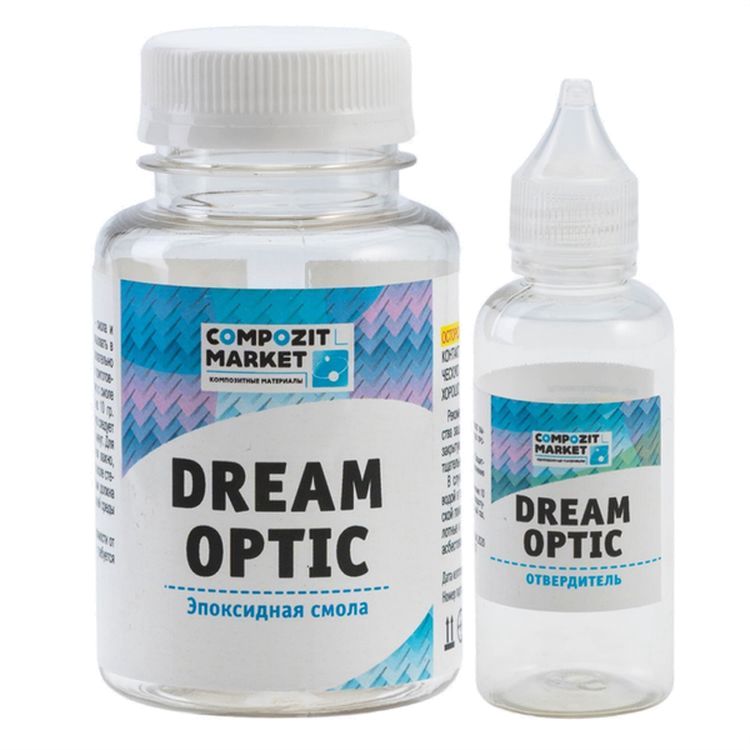 фото Прозрачная эпоксидная смола polymax dream optic модифицированная, 150 г