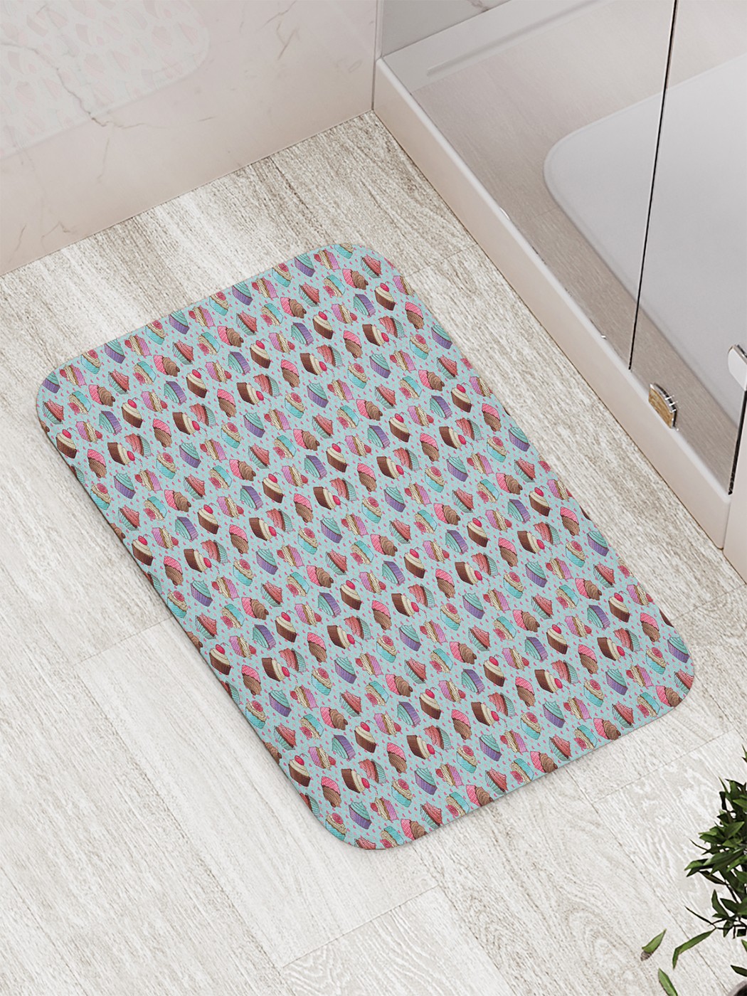 

Коврик противоскользящий для ванной, сауны, бассейна, 77х52 см bath_65046 JoyArty