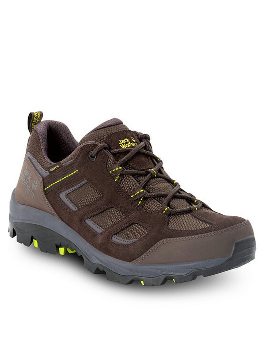 Кроссовки мужские Jack Wolfskin Vojo 3 Texapore Low M 4042441 коричневые 46 EU