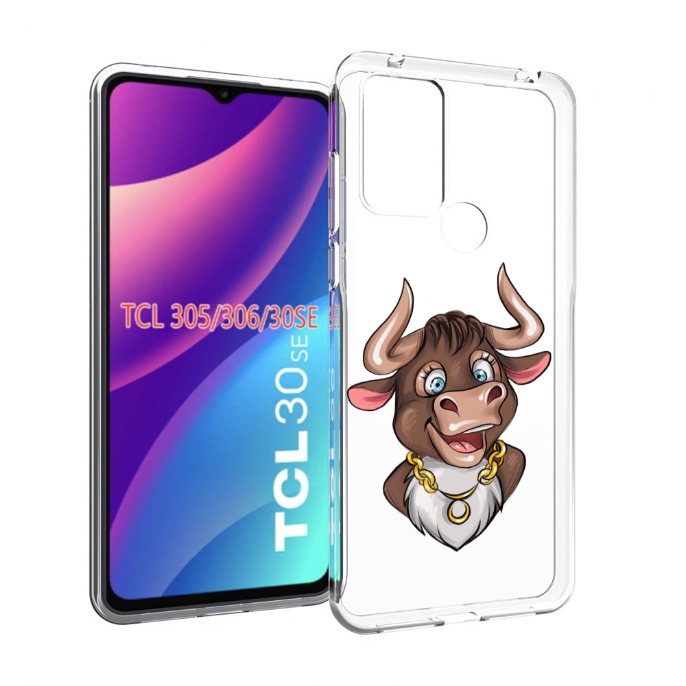 

Чехол MyPads Бычок для TCL 30SE/305/306/30E, Tocco