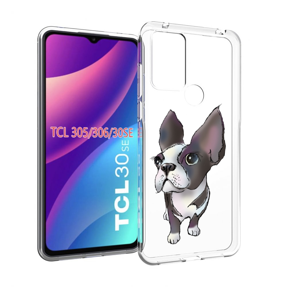 

Чехол MyPads Бульдожка для TCL 30SE / TCL 305 / TCL 306 / TCL 30E, Tocco