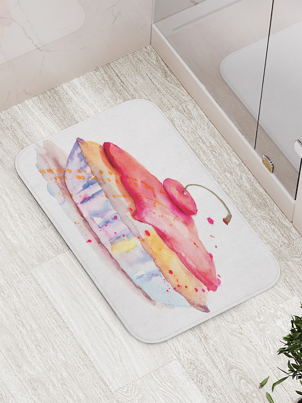 

Коврик противоскользящий для ванной, сауны, бассейна, 77х52 см bath_65038 JoyArty
