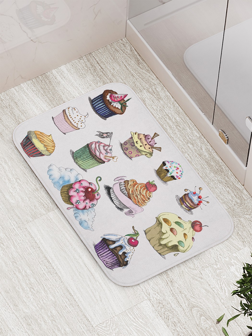 

Коврик противоскользящий для ванной, сауны, бассейна, 77х52 см bath_65033 JoyArty