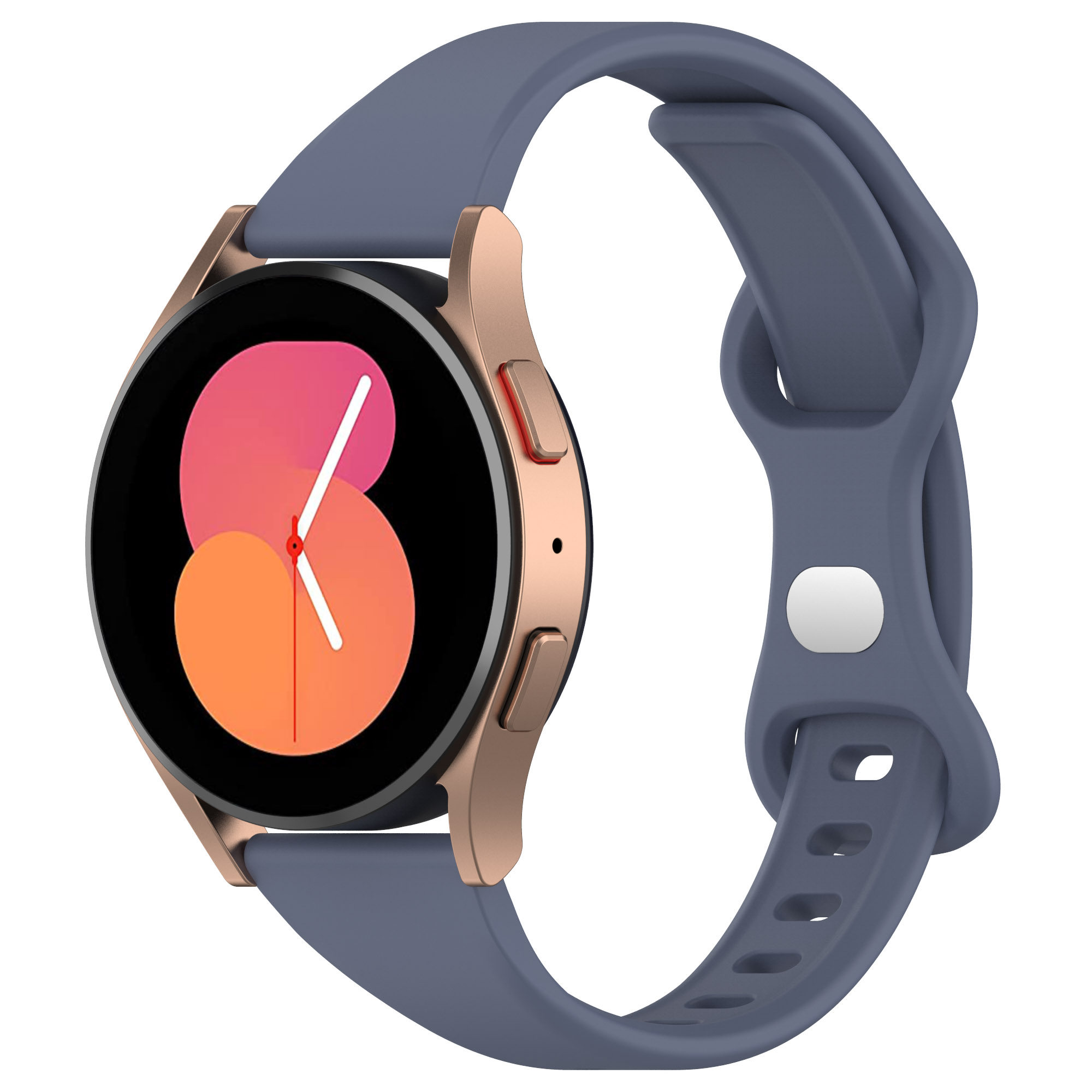 

Универсальный ремешок для Samsung, Garmin, Xiaomi, Amazfit, 22 мм, сине-серый, Синий, Универсальный ремешок с клипсой, 22 мм
