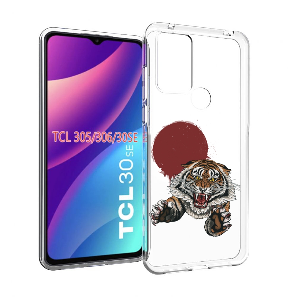 

Чехол MyPads Бросок тигра для TCL 30SE/305/306/30E, Tocco