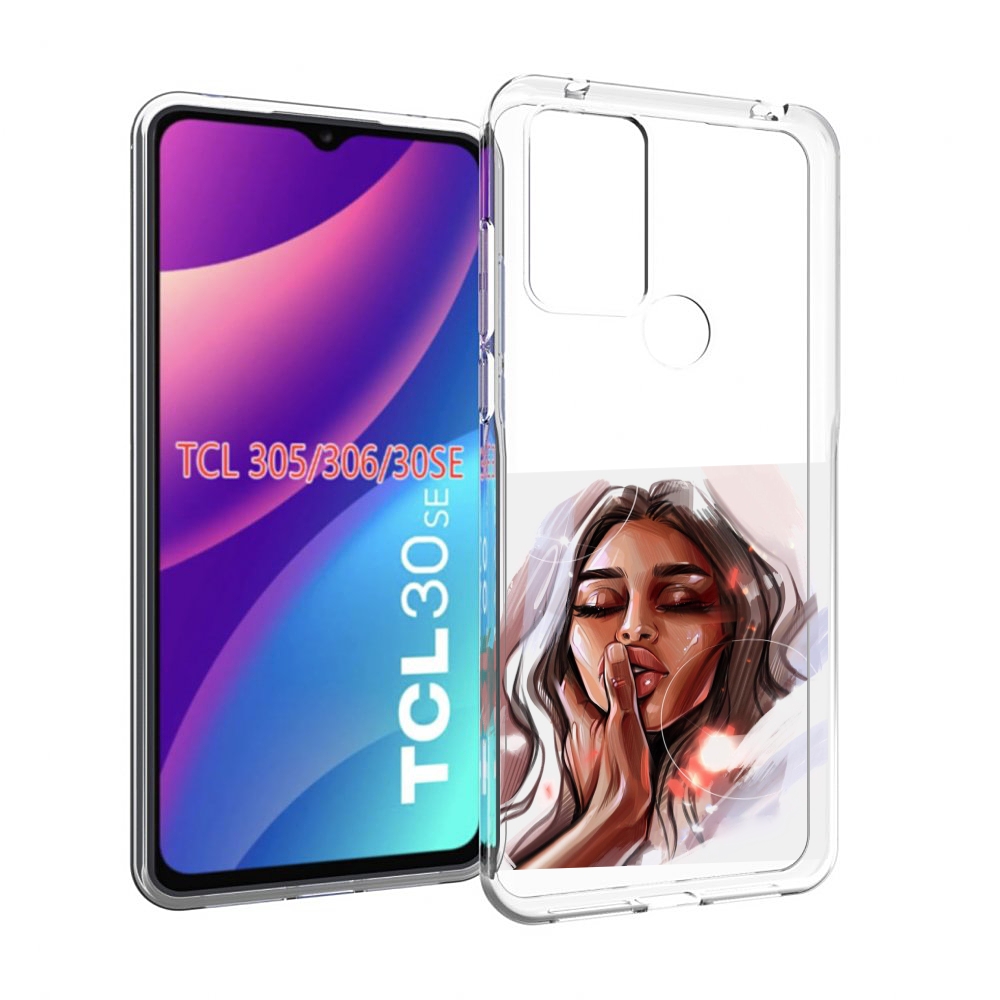 

Чехол MyPads Большие-губы женский для TCL 30SE/305/306/30E, Tocco