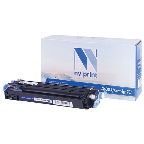 Картридж для лазерного принтера NV Print NV-Q6001A, голубой, совместимый