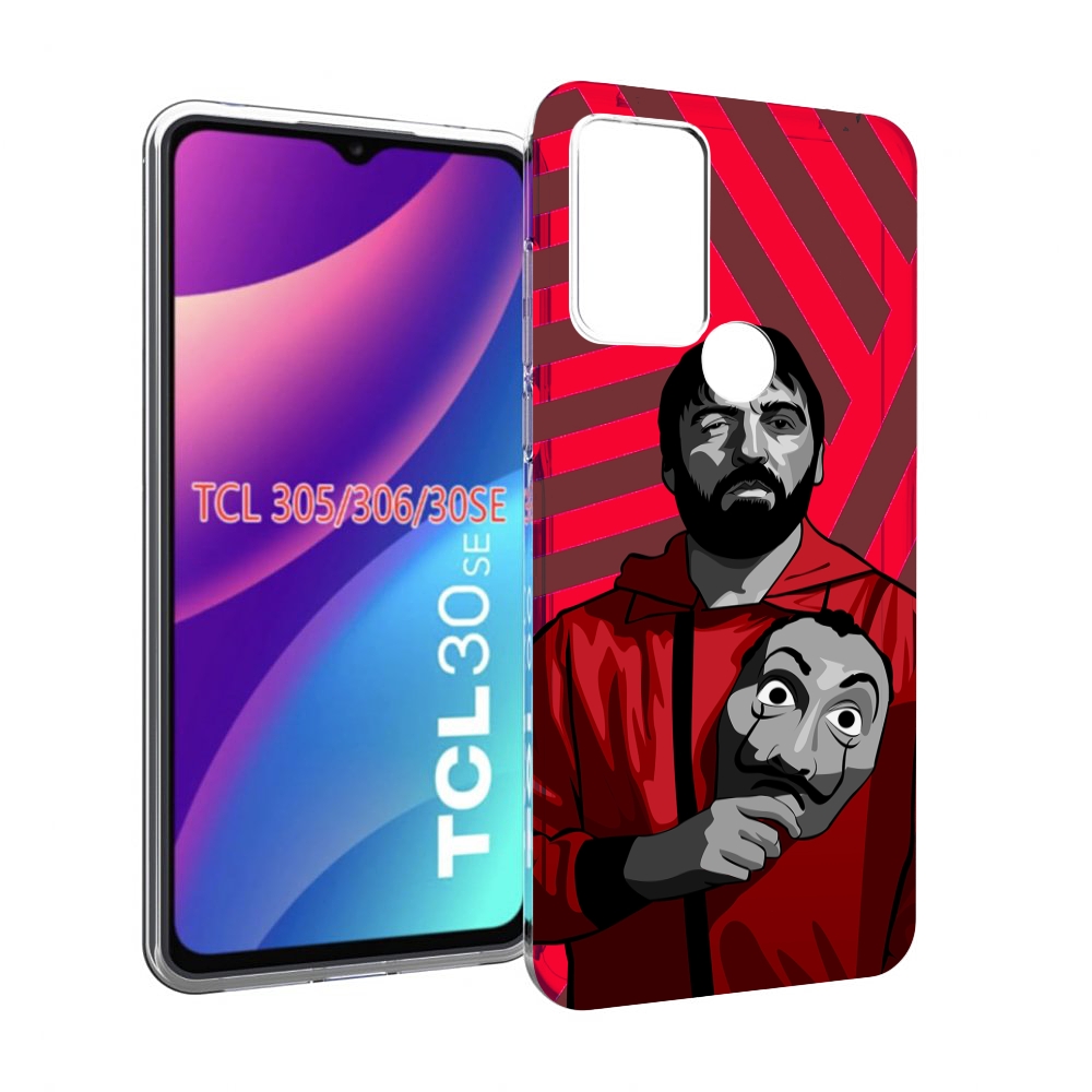 

Чехол MyPads Богата-Бумажный-дом для TCL 30SE/305/306/30E, Tocco