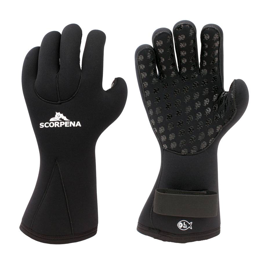 

Перчатки Scorpena C - 6 мм 6 мм Чёрный XXL, Черный, C