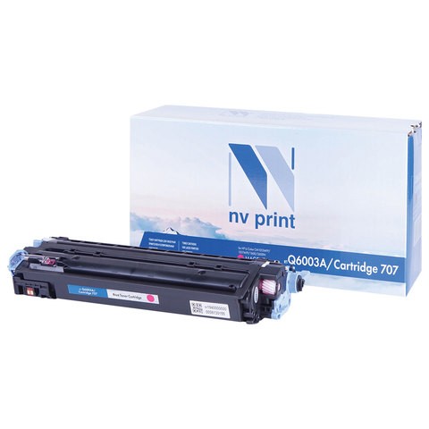 фото Картридж для лазерного принтера nv print nv-q6003a, пурпурный, совместимый