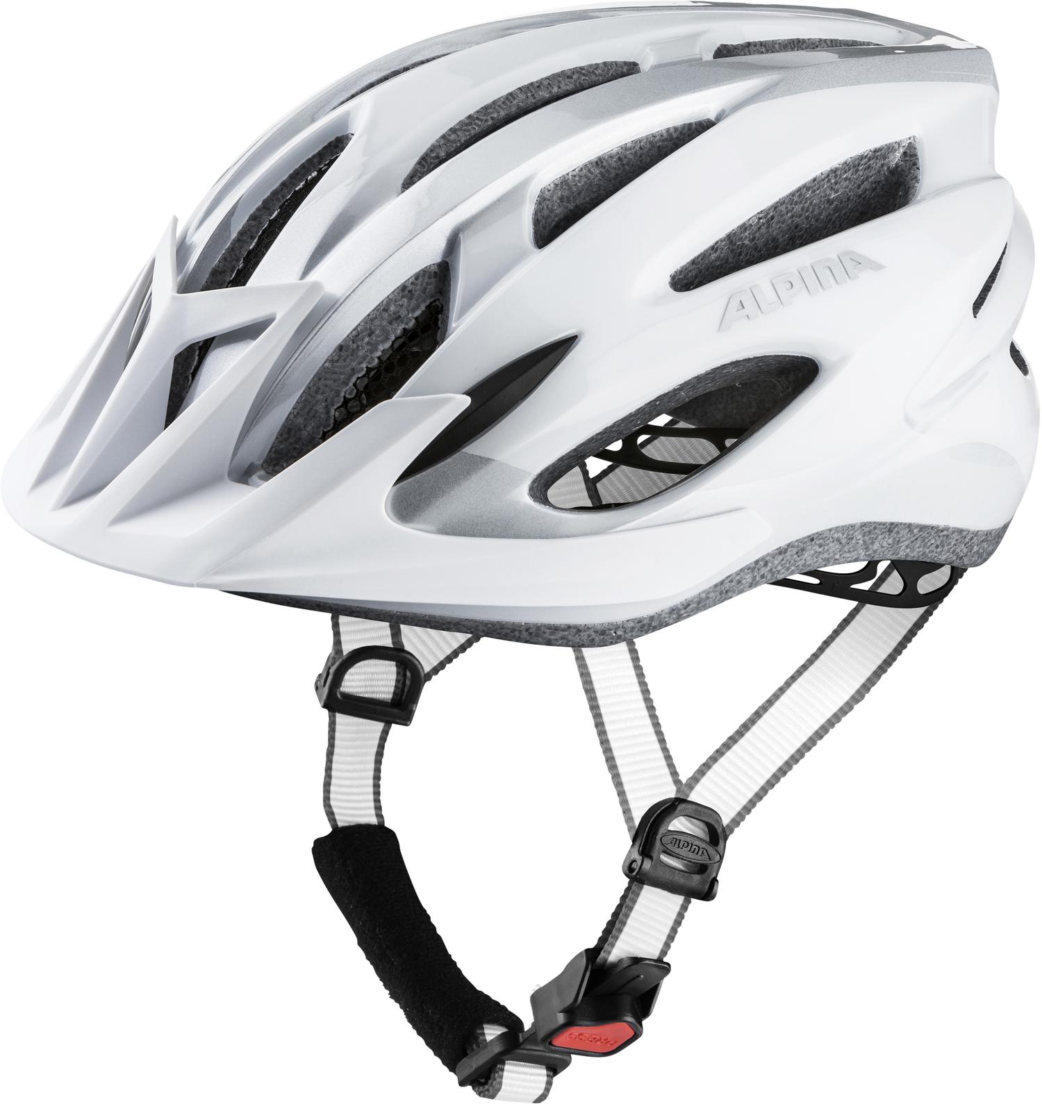 фото Велосипедный шлем alpina mtb 17, white/silver, m