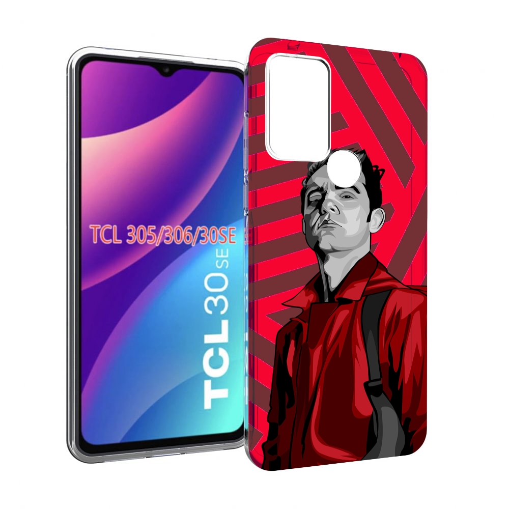 

Чехол MyPads Берлин-бумажный-дом для TCL 30SE / TCL 305 / TCL 306 / TCL 30E, Tocco