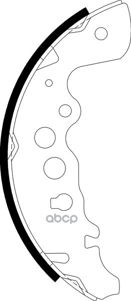 Комплект Барабанных Тормозных Колодок NISSHINBO арт. NS9003
