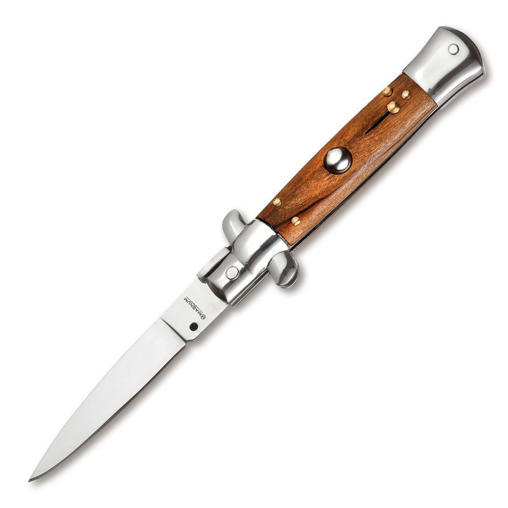 фото Автоматический нож boker boker magnum sicilian needle olive wood модель 01mb279