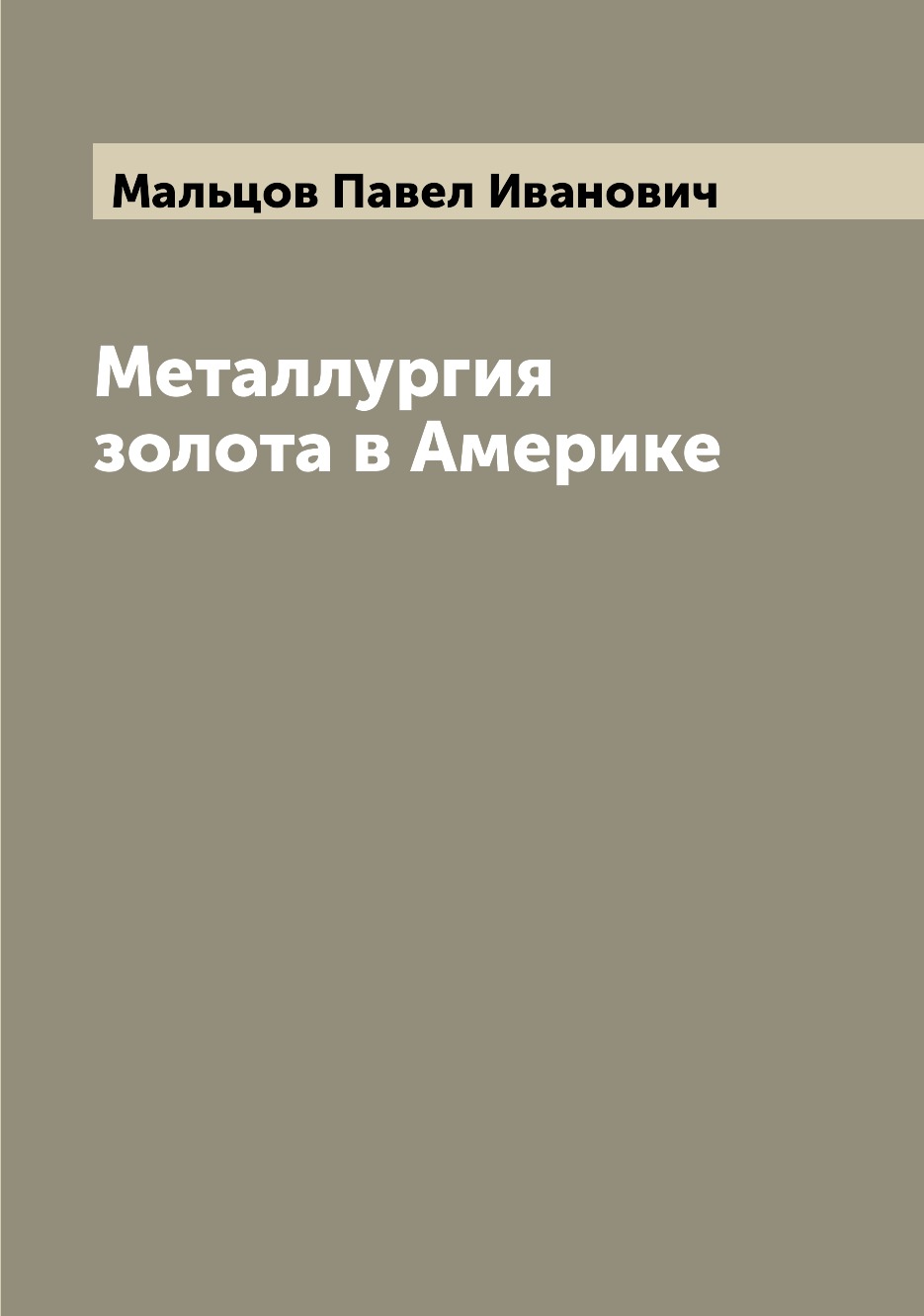 

Книга Металлургия золота в Америке