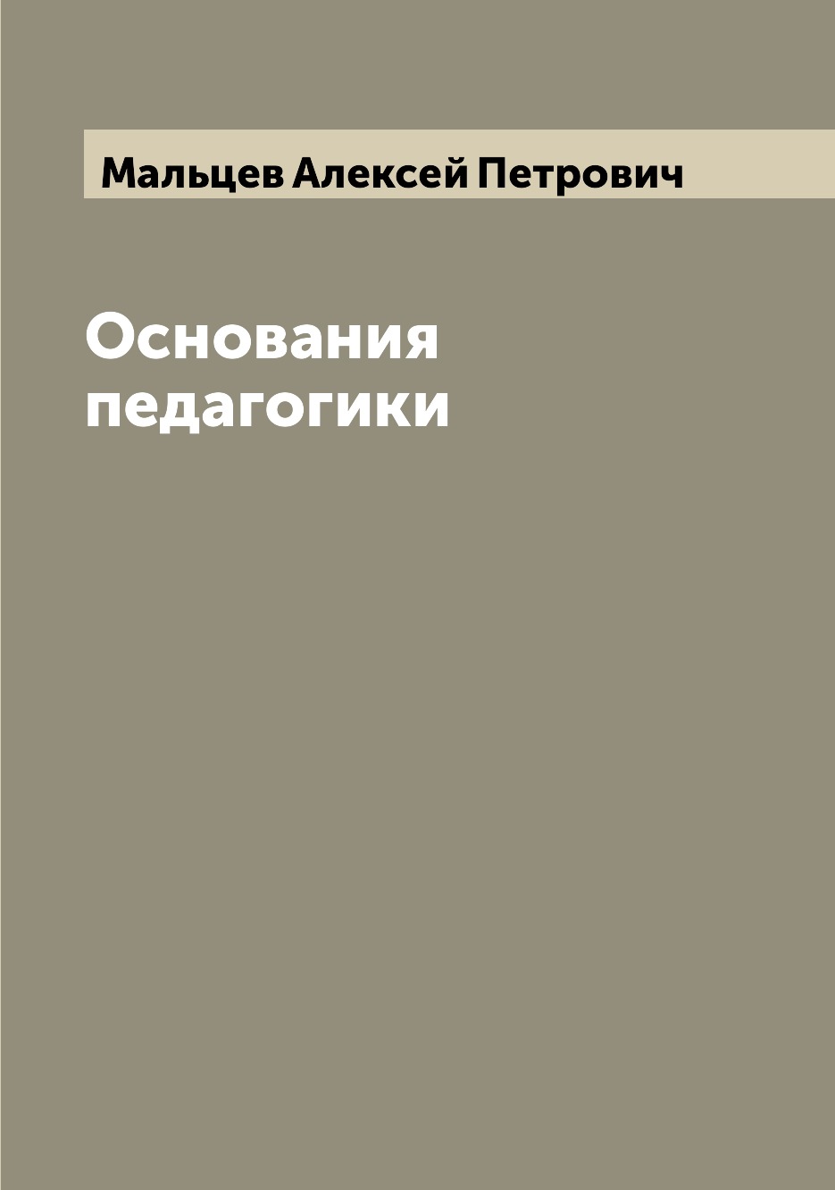 

Книга Основания педагогики