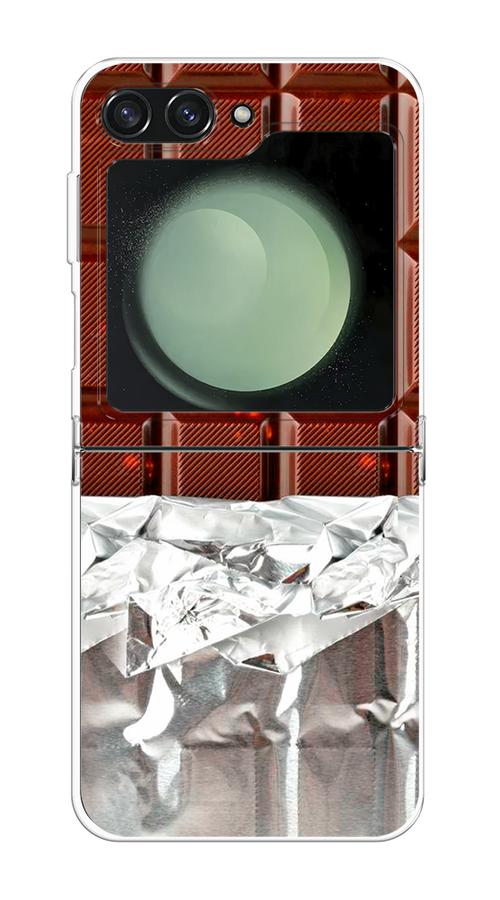 

Чехол на Samsung Galaxy Z Flip 6 "Шоколад в обертке", Коричневый, 2109750-1