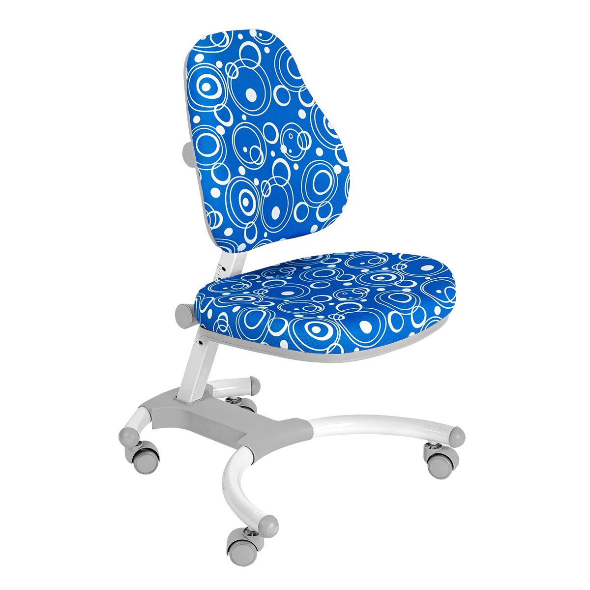 фото Детское кресло anatomica figra синий с мыльными пузырями