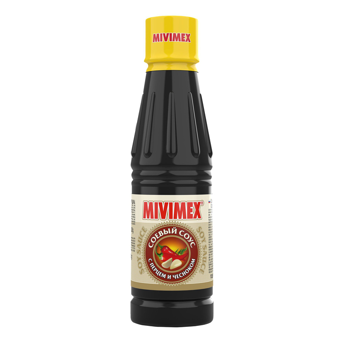 

Соус соевый Mivimex с перцем и чесноком 200 г