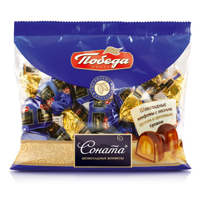 

Конфеты пралиновые Победа Вкуса Соната 200 г