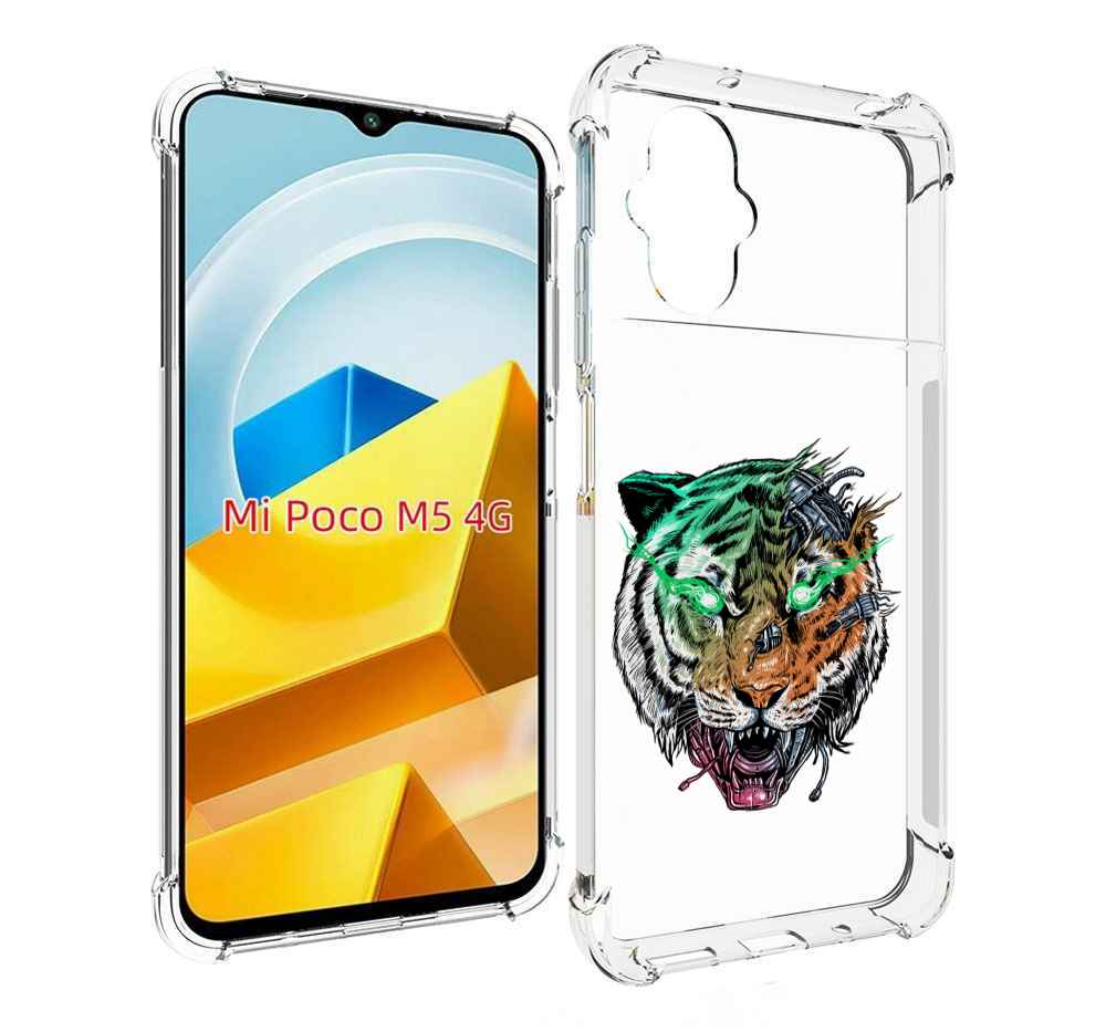 

Чехол MyPads Tocco для Xiaomi M5 робо-тигр, Прозрачный, Tocco