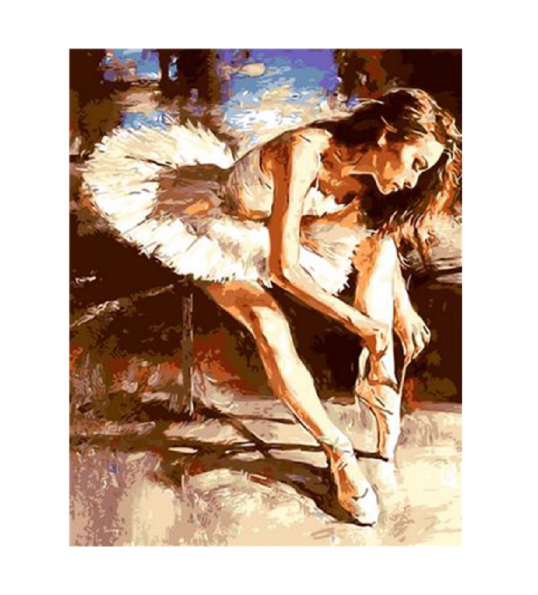 фото Алмазная мозаика картина стразами балерина, 40х50 см 43580 115103 nobrand