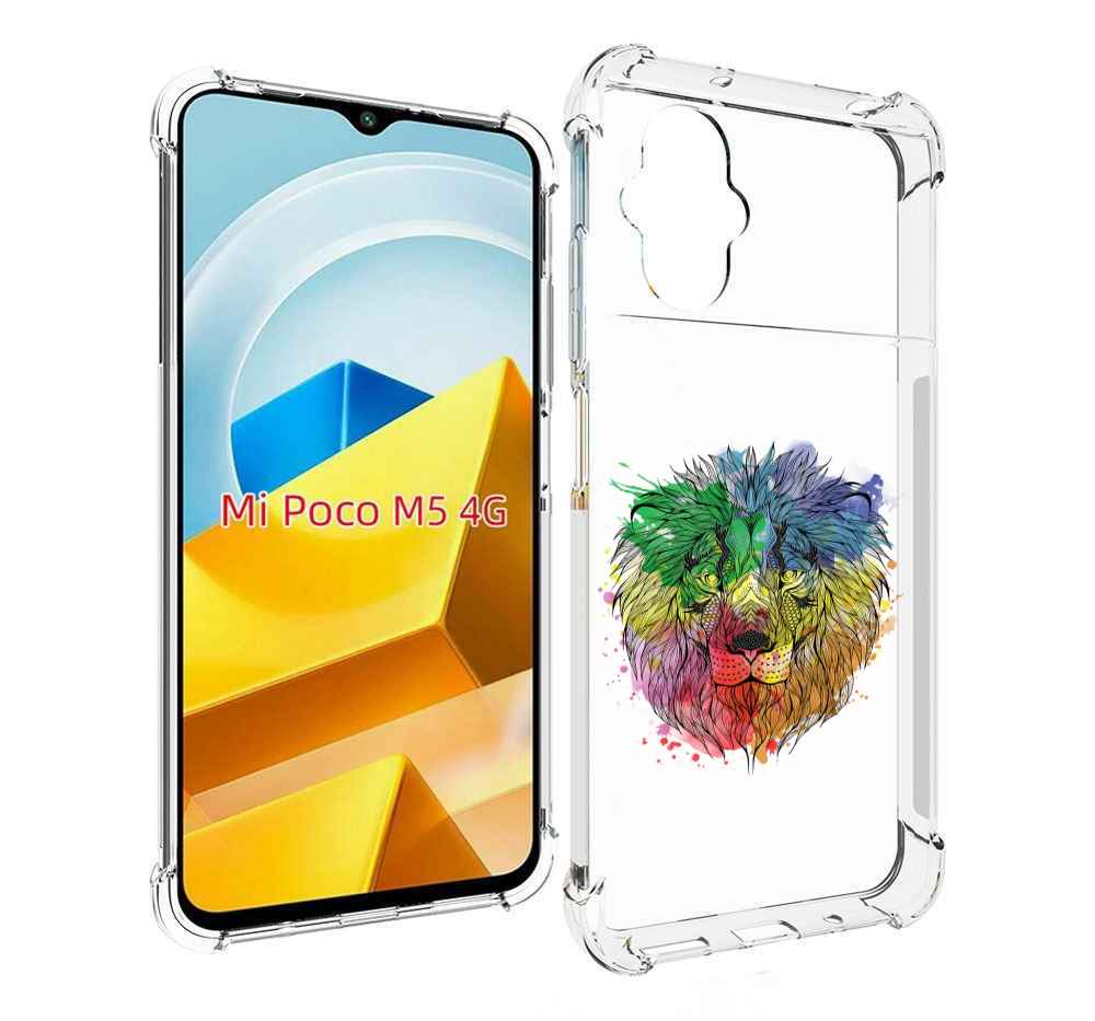 

Чехол MyPads Tocco для Xiaomi M5 разноцветный гордый лев, Прозрачный, Tocco