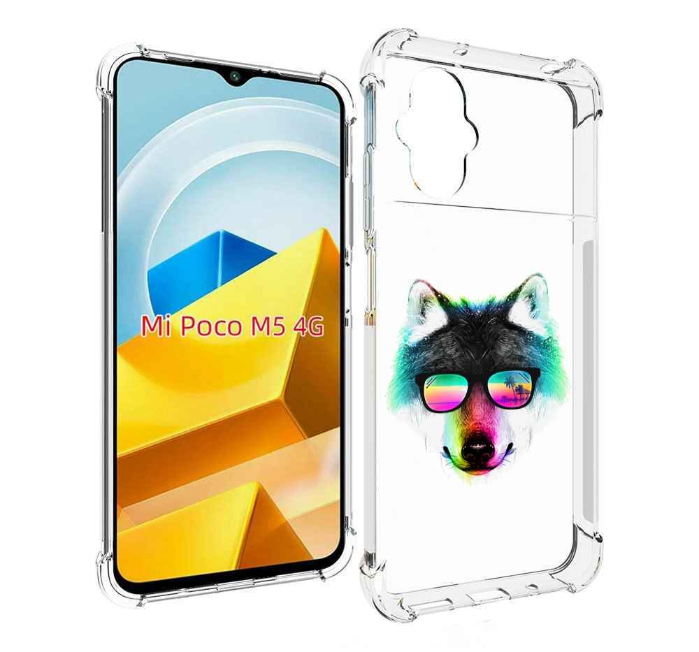 

Чехол MyPads Tocco для Xiaomi M5 радужный волк, Прозрачный, Tocco
