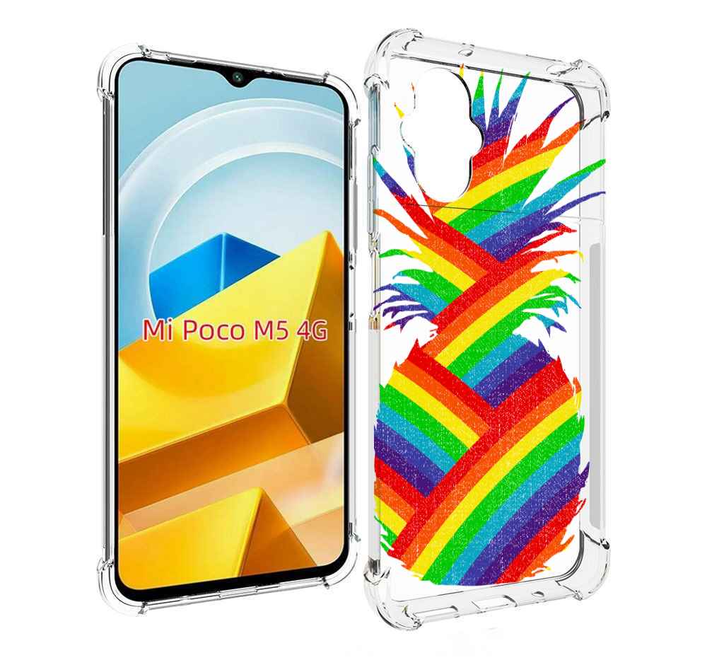 

Чехол MyPads Tocco для Xiaomi M5 радужный ананас, Прозрачный, Tocco