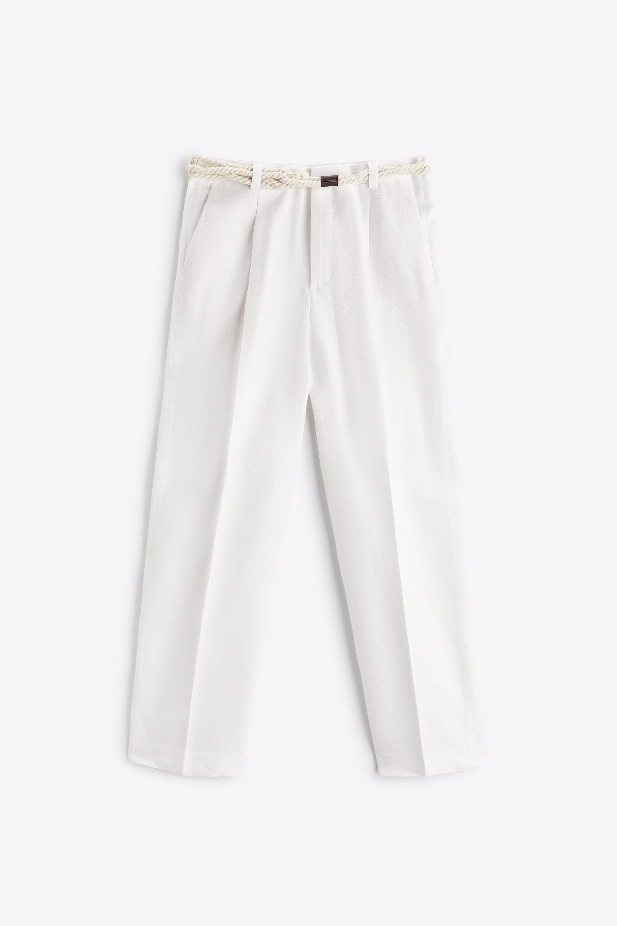 

Брюки мужские ZARA 04451788 белые 44 RU (доставка из-за рубежа), Белый, 04451788