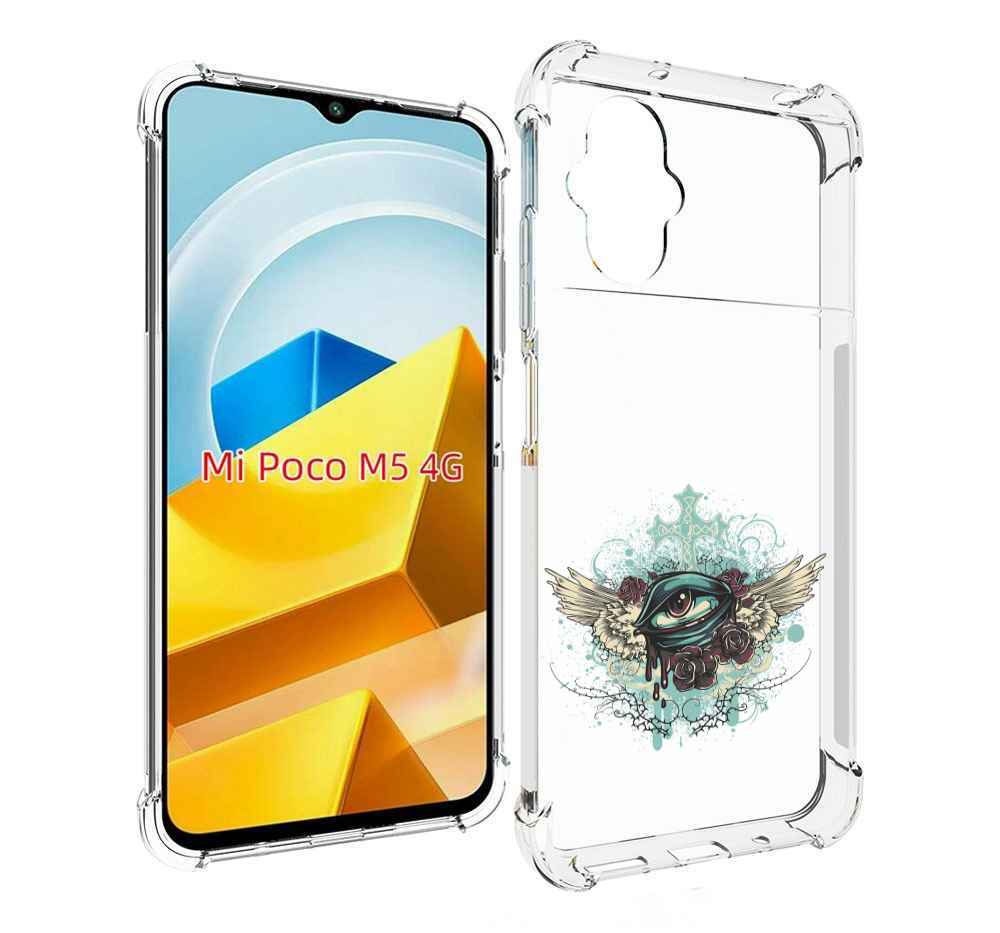 

Чехол MyPads Tocco для Xiaomi M5 плачущий глаз с крыльями, Прозрачный, Tocco