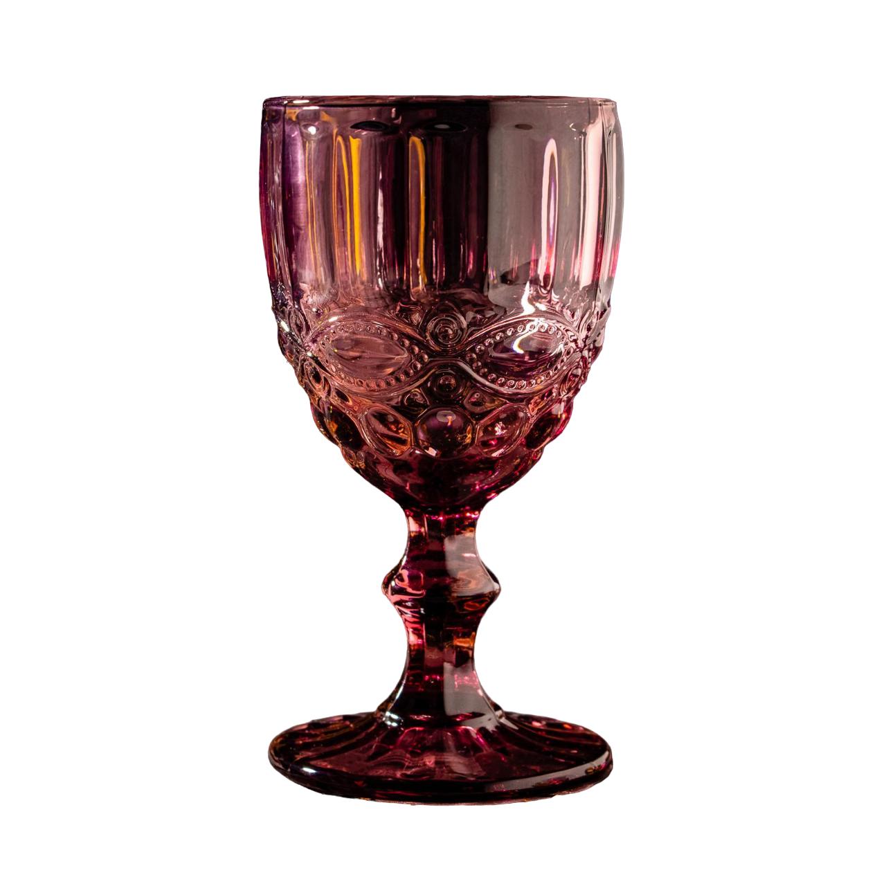 Набор бокалов Magistro «Ла-Манш», 250 мл, 9x9хx17 см, 6 шт, цвет розовый