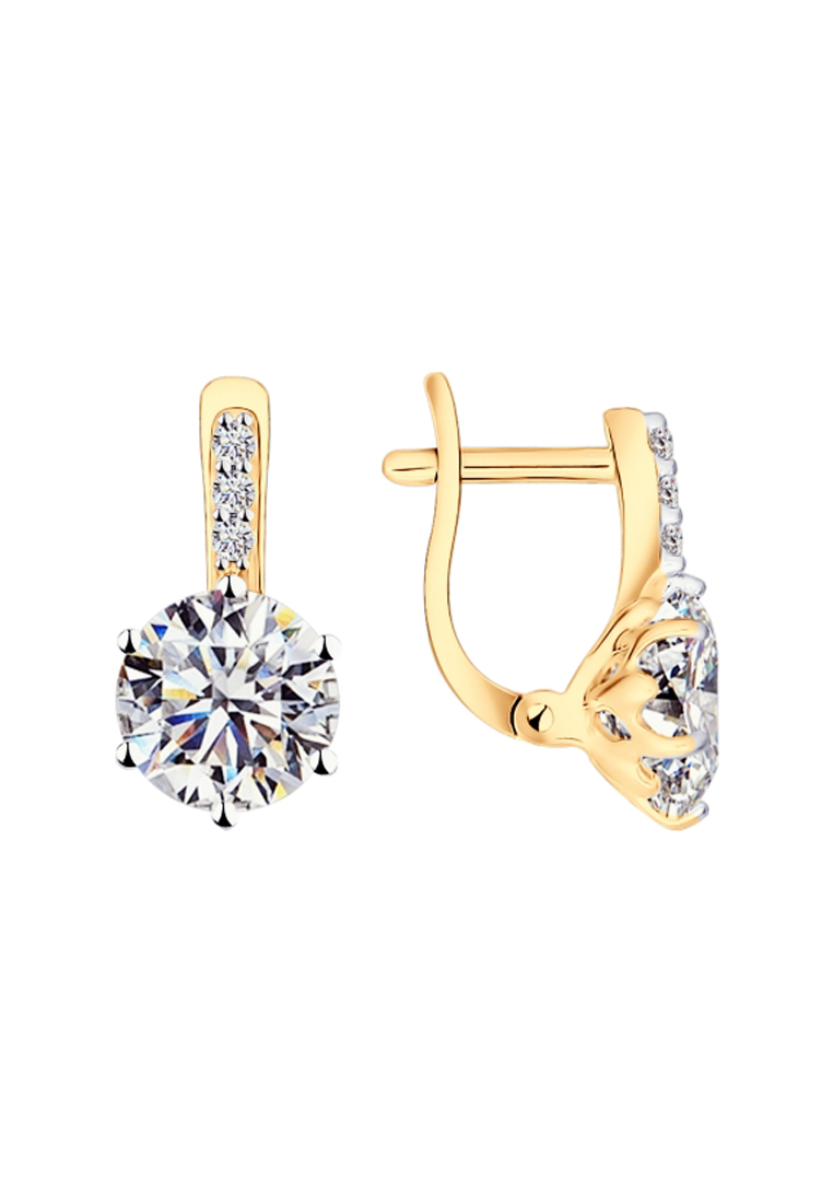 

Серьги из серебра с фианитом SOKOLOV 89020069, 89020069_k