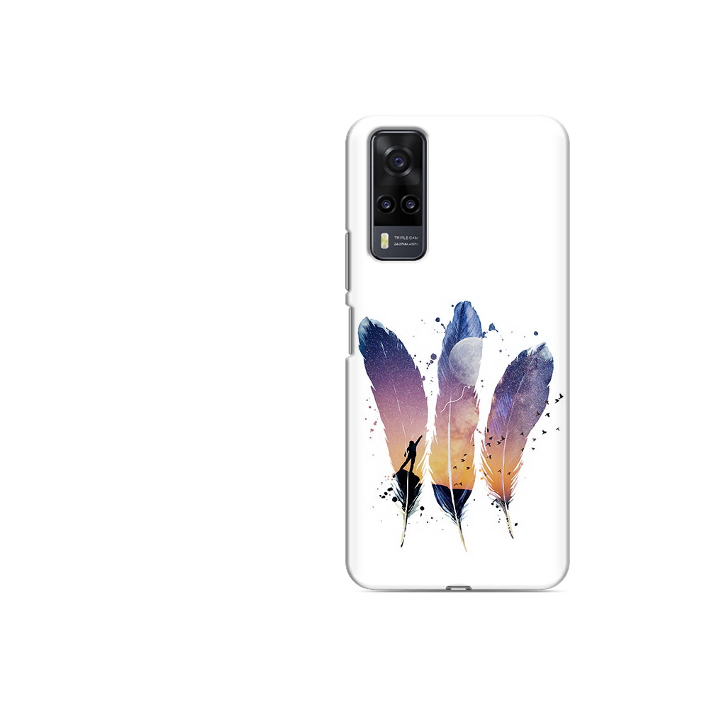 

Чехол MyPads Tocco для Vivo Y31 небесные перья (PT157735.439.519), Прозрачный, Tocco