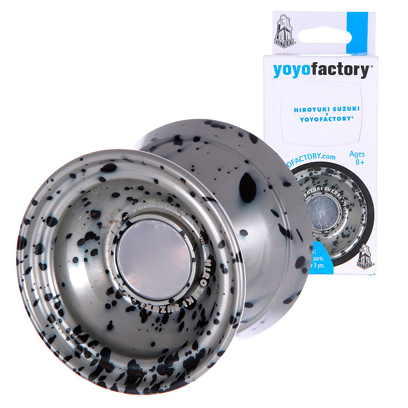 

Йо-йо, YoYoFactory, Equilaterial, серебряный-черный, Серебристый
