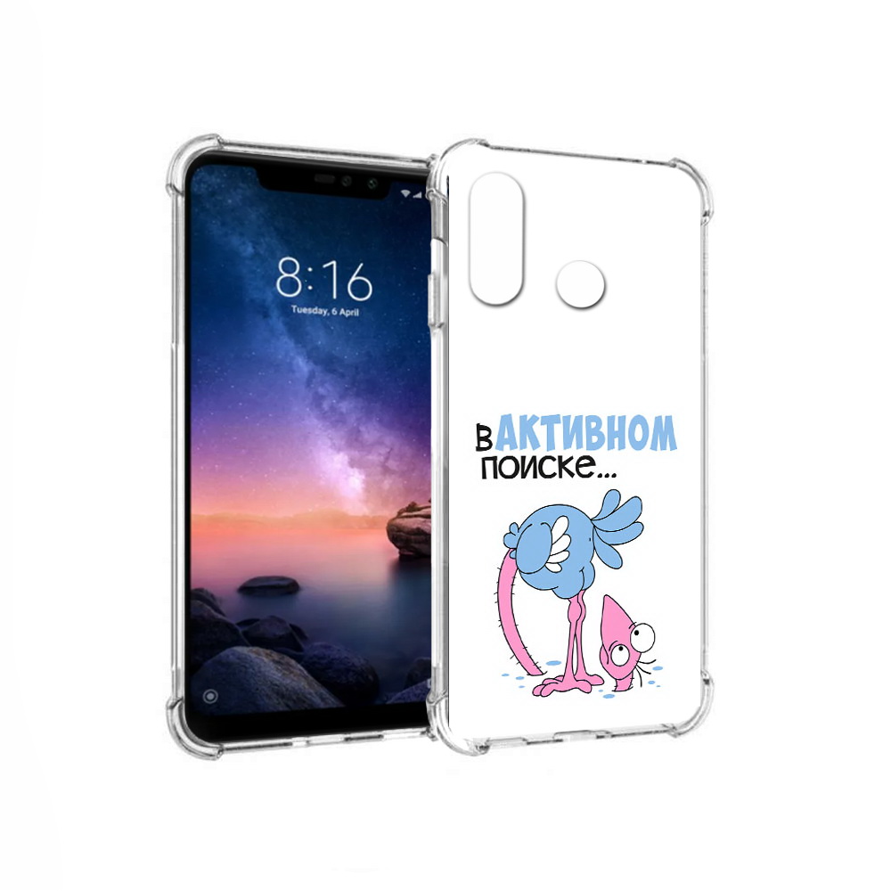 

Чехол MyPads Tocco для Xiaomi Redmi Note 6 в активном поиске (PT118671.310.255), Прозрачный, Tocco