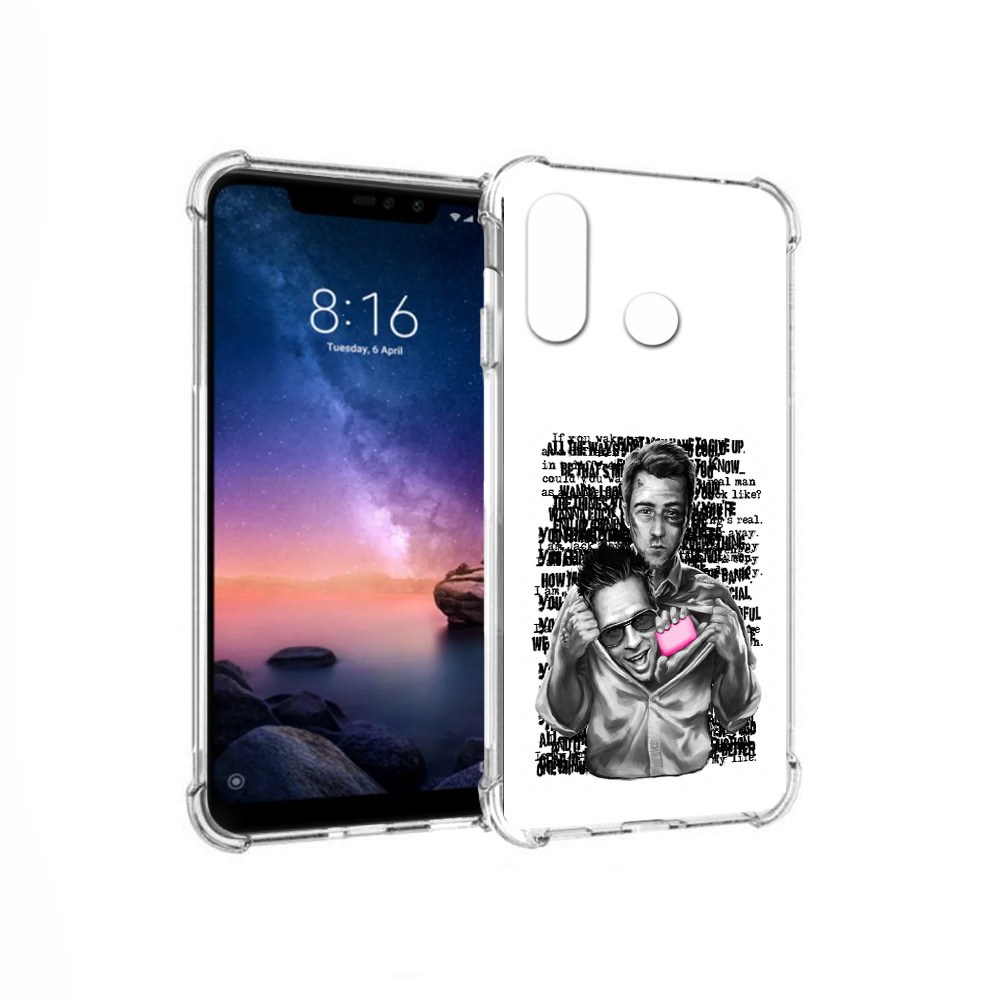 

Чехол MyPads Tocco для Xiaomi Redmi Note 6 бойцовский клуб (PT118671.310.242), Прозрачный, Tocco
