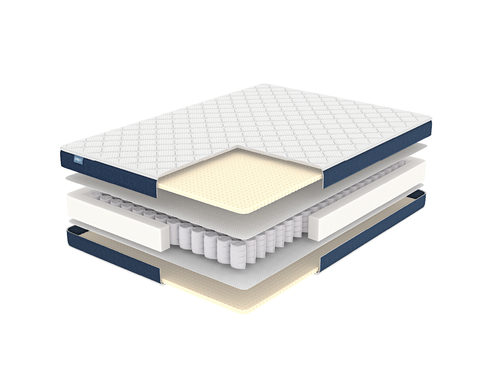 

Матрас Dimax Практик Софт 500 80х190, Бежевый;белый;серый;серебристый, Практик Софт 500